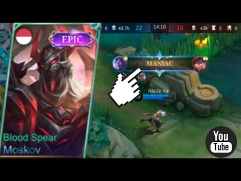 Maniac Moskov maximum Damage Build, Almost Maniac top 1 Global Moskov mlbb