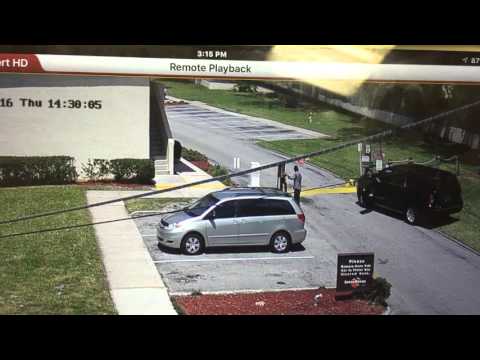 4 7 2016 Pole Break at SB Entance Gate