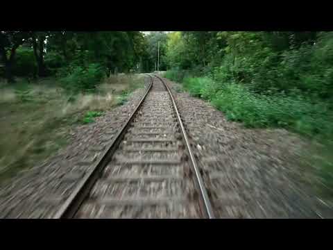 Heidekrautbahn: Flug über die Stammstrecke vor der Reaktivierung