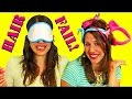 TWIN CHALLENGE Hair Makeup Fail Blind Folded Kids Girls Headbands By DisneyCarToys
