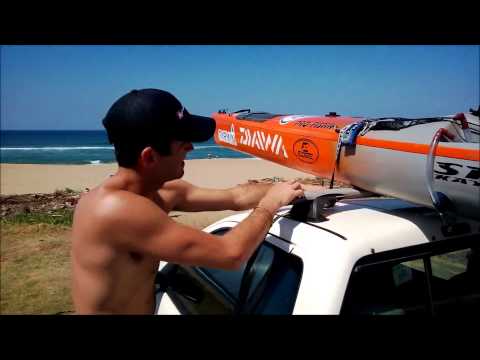 How to tie your kayak to the car correctly