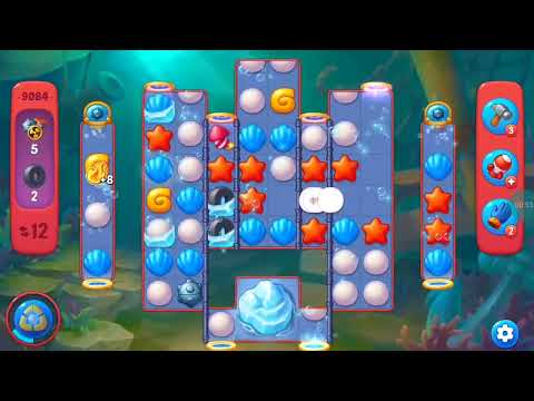 Fishdom Hard Level 9084 (with Double Lightning Booster) @choraelmin