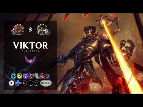 Viktor Bot vs Miss Fortune - KR Master Patch 12.17