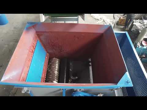Swing Arm Shredder for Plastic Drums | Pre-shipment Test