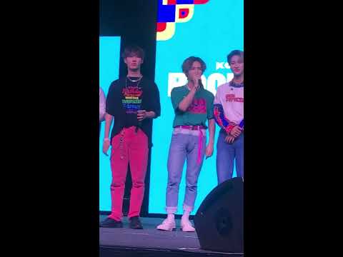 Kcon Rookies ATEEZ 에이티즈 Member Introductions + Interview Kcon LA 2019  190816