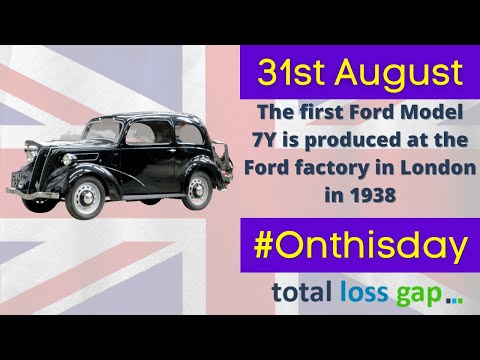 Thumbnail for On this Day 31st August The first Ford Model 7Y is produced at the Dagenham plant in London in 1937 by Vehicle