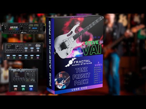 Steve Vai Tones - Fractal Axe FXIII | FM9 | FM3 - Custom Presets