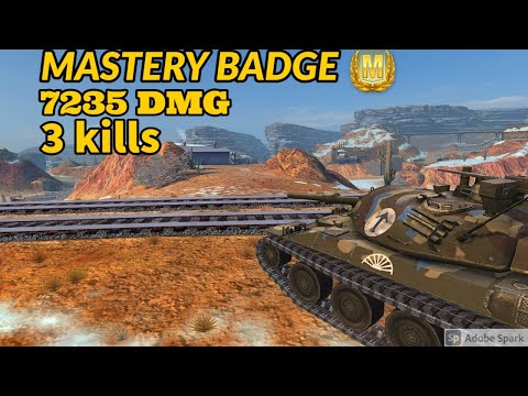 #wotblitz#worldoftankblitz  Mastery badge _TIER X _ STB-1 Adamant clan *M-N-F*