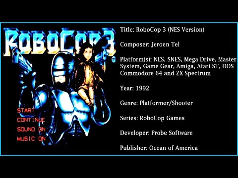 RoboCop 3 (NES) [Soundtrack in FULL HD & 320 KBPS]