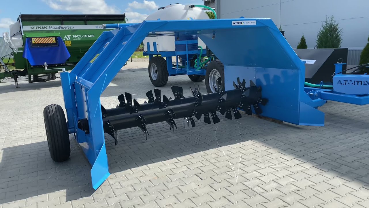 Compost turner (with water tank) 3 m - А.ТОМ 3000 (C/N 4.249)