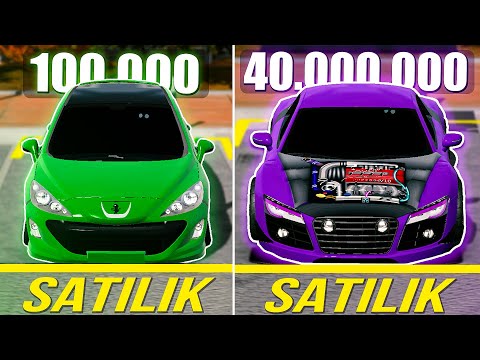0$'dan Başlayıp 40.000.000$ OYUN PARASI YAPTIM !! Car Parking Multiplayer