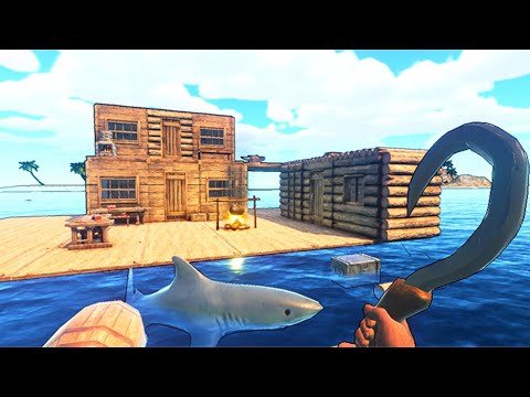 RAFT - A GRANDE PLATAFORMA - GAMEPLAY #2 (JOGO GRATUITO) 