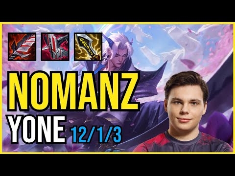 NOMANZ - YONE vs DIANA Mid - EUW Master - Patch 11.4 QUADRAKILL
