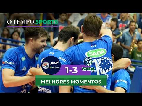 Sada Cruzeiro vira contra o Monte Carmelo e vence no Mineiro