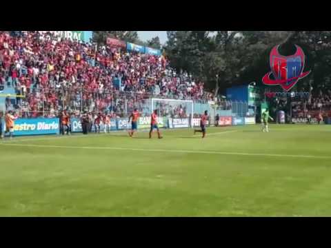 Celebración del Gol de Danilo Guerra contra Cobán