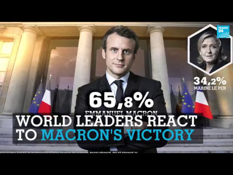 France Presidential Election: World Leaders react to Emmanuel Macron's victory