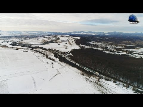 [Drone] GM 64-1300-4 & IR367-2"Harghita" Budapest Keleti-Brașov in Munții Apuseni Mountains
