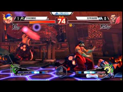 Kazunoko vs PR Balrog USF4 - EVO2015