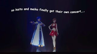Download lagu so kaito and meiko finally got their own concert。。。 mp3