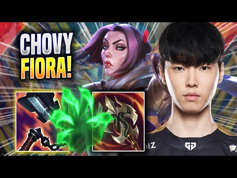 CHOVY IS SO CLEAN WITH FIORA! - GEN Chovy Plays Fiora TOP vs Shyvana! | Season 2022