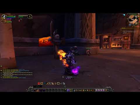 WOW Animations - Allied Races - Void Elf Demonology Warlock (male)