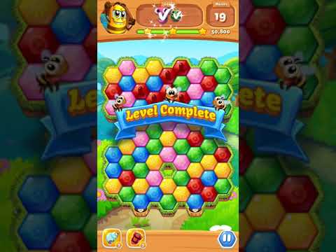 Bee Brilliant Blast Level 34 3 stars