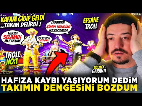 HAFIZA KAYBI YAŞIYORUM DEDİM 😅 KIZLARIN PSİKOLOJİSİNİ BOZDUM 😱 Pubg Mobile TROLL