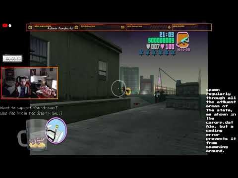 Playing Grand Theft Auto: Vice City, Vice City Stores, & Chinatown Wars!