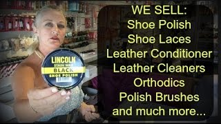 We sell shoe supplies!