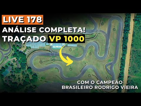 Live #178 - Análise Completa do Traçado VP 1000 - Kartódromo Velopark