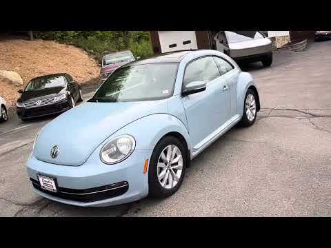 2013 Volkswagen Beetle TDI with Sunroof - Denim Blue
