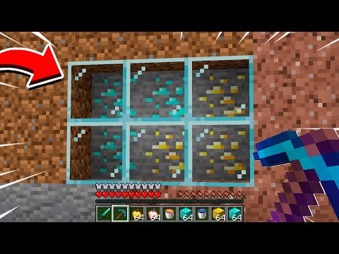 MINECRAFT, MAS TODAS AS PEDRAS VIRARAM VIDRO!