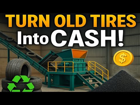 Trasformare i vecchi pneumatici in profitti: l'attività secondaria definitiva del riciclaggio