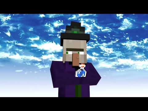 Test Animation Noob #4 : Witch Drink A Potions  (MINECRAFT ANIMATION)