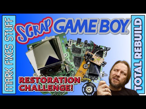 I Restored a Broken Nintendo Game Boy board with IPS, USB-C and a CLEAR shell #GameBoy #RetroGaming