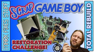 I Restored a Broken Nintendo Game Boy board with IPS, USB-C and a CLEAR shell #GameBoy #RetroGaming