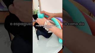ORGANIZEI AS MINHAS BOTAS COM ESPAGUETES DE PISCINA E FICARAM PERFEITAS