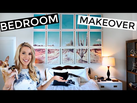 COMPLETE BEDROOM MAKEOVER | Before, After & Everything Between | LeighAnnSays Video