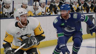 NHL 26: Season Sim - Penguins vs. Canucks (PS5) Gameplay