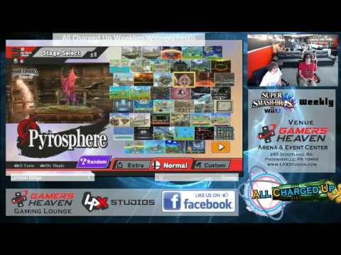 All Charged Up Smash 4 Weekly #21 - Lemon Ninja (Sheik) vs Rawrg (Samus) - Winner's Finals