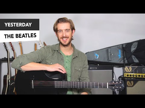 The Beatles - YESTERDAY EASY Guitar Lesson Tutorial // Paul McCartney - how to play