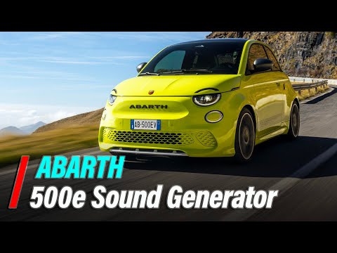 アバルト500eが電気自動車の静かさをなくすサウンドジェネレーターを搭載。実際の音はこんな感じ