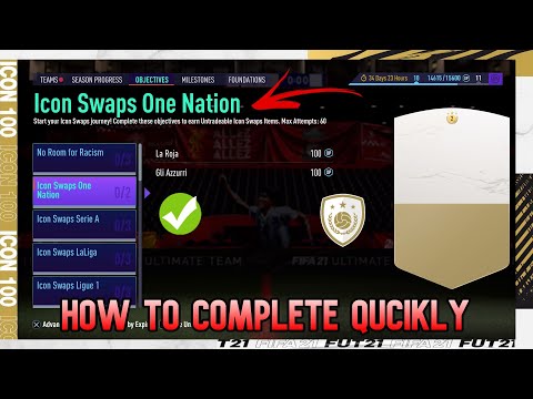 HOW TO COMPLETE ICON SWAPS 2 OBJECTIVES FAST!!  - FIFA 21 Ultimate Team