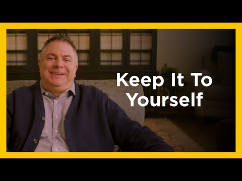 Keep It To Yourself - Radical and Relevant - Matthew Kelly