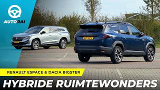 HYBRIDE RUIMTEWONDERS: Dacia Bigster & Renault Espace - AutoRAI TV