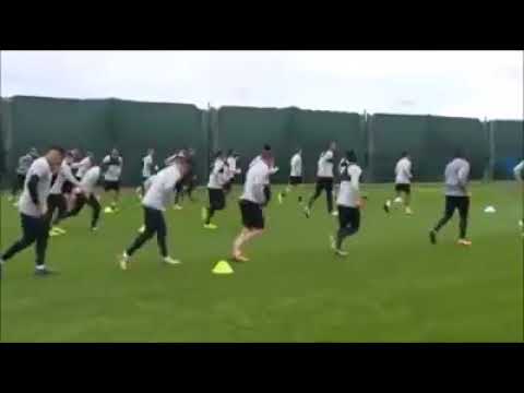 Warm up program FC Liverpool pre-season