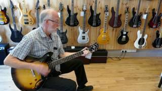 Video thumbnail for Classic rock 'n' roll on a Washburn HB30 semi acoustic by Live Louder