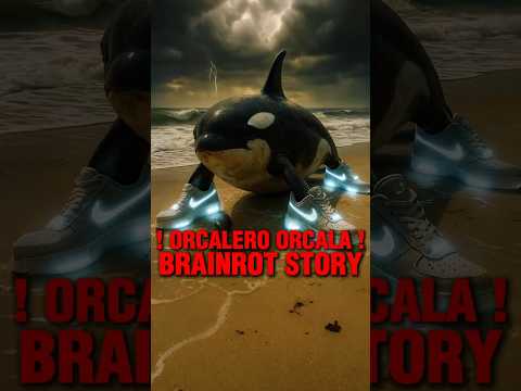 Orcalero Orcala: The Orca Who Found Magic Nikes 👟#shorts #viral  #tralalerotralala #funny #brainrot
