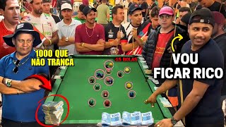 MAYCON DE TEIXEIRA APOSTOU COM TODO MUNDO QUE TRANCAVA 15 BOLAS...