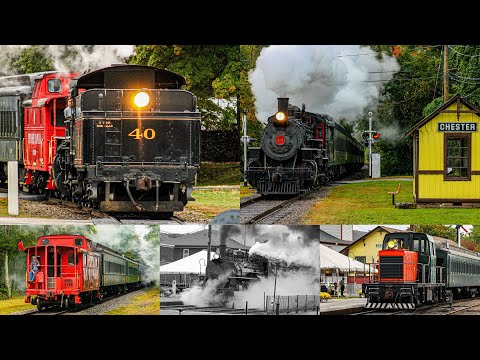 2 Days Railfanning Along the Valley Railroad 10/1 & 10/2/22 (Vintage Caboose Action!!!)